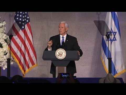 Vice President Mike Pence Speaks at Israel’s 70th Independence Day Celebration