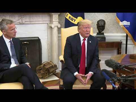 President Trump Meets with the Secretary General of NATO