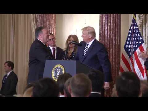 President Trump Delivers Remarks at the Swearing-In Ceremony of the Secretary of State