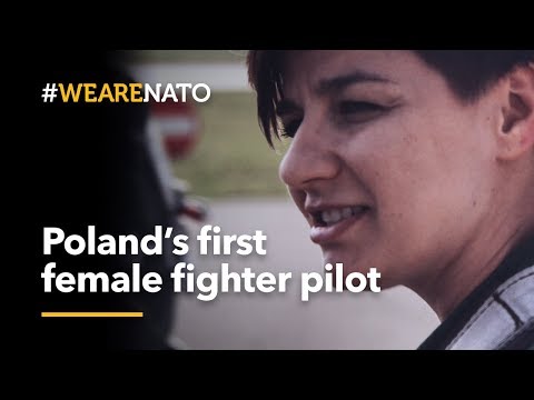 Poland’s first female fighter pilot – #WeAreNATO