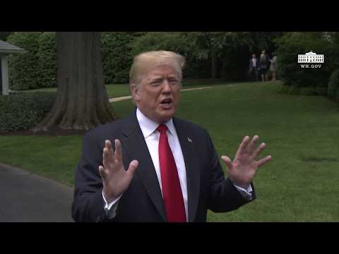 President Trump Makes a Statement Upon Departure