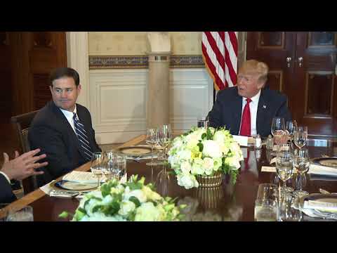 President Trump has Dinner with Governors on Border Security and Safe Communities