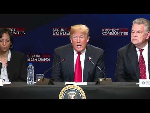 President Trump Holds a Roundtable Discussion about the MS-13 Animals