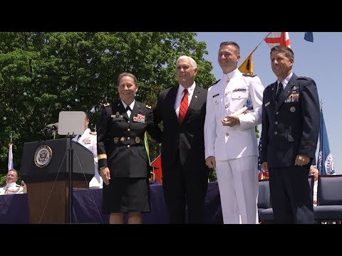 Vice President Mike Pence Delivers the 2018 Commencement Address at the U.S Coast Guard Academy