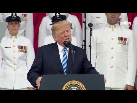 President Trump Participates in a Memorial Day Ceremony