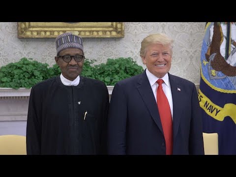 President Donald J. Trump Welcomes the President of Nigeria