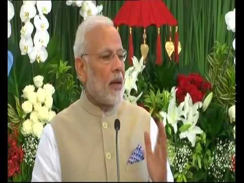 PM Modi & Indonesia’s President Widodo at Exchange of Agreements, & Joint Press Statement in Jakarta