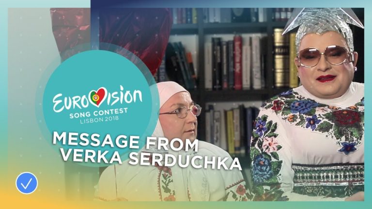 Verka Serduchka has a special message for MELOVIN from Ukraine