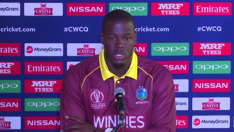CWCQ : West Indies- Carlos Brathwaite Post match press conference 8th Ma…