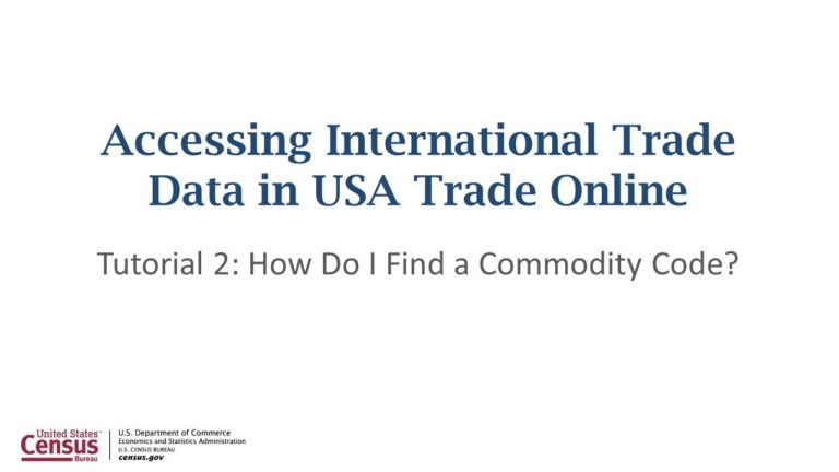 “USA Trade Online” Tutorial 3: Formatting a Report
