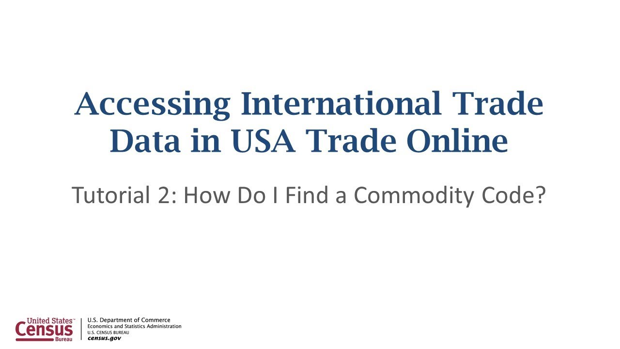 “USA Trade Online” Tutorial 3: Formatting a Report