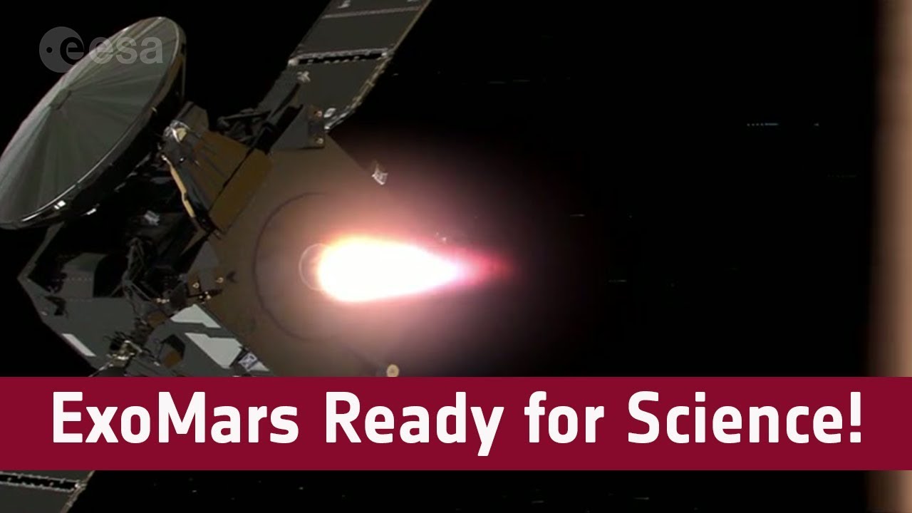 ExoMars is ready for science!