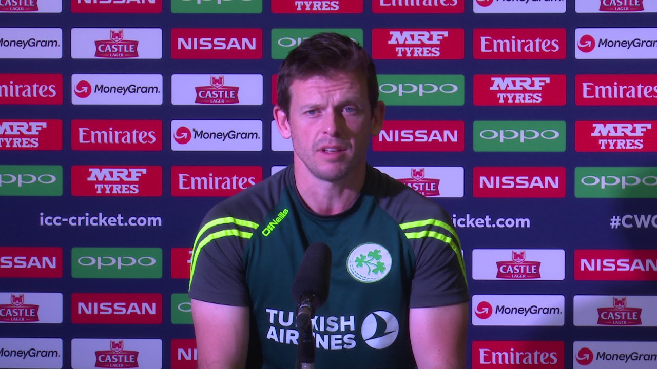 CWCQ : Ireland Ed Joyce Post match press conference 10th March 2018