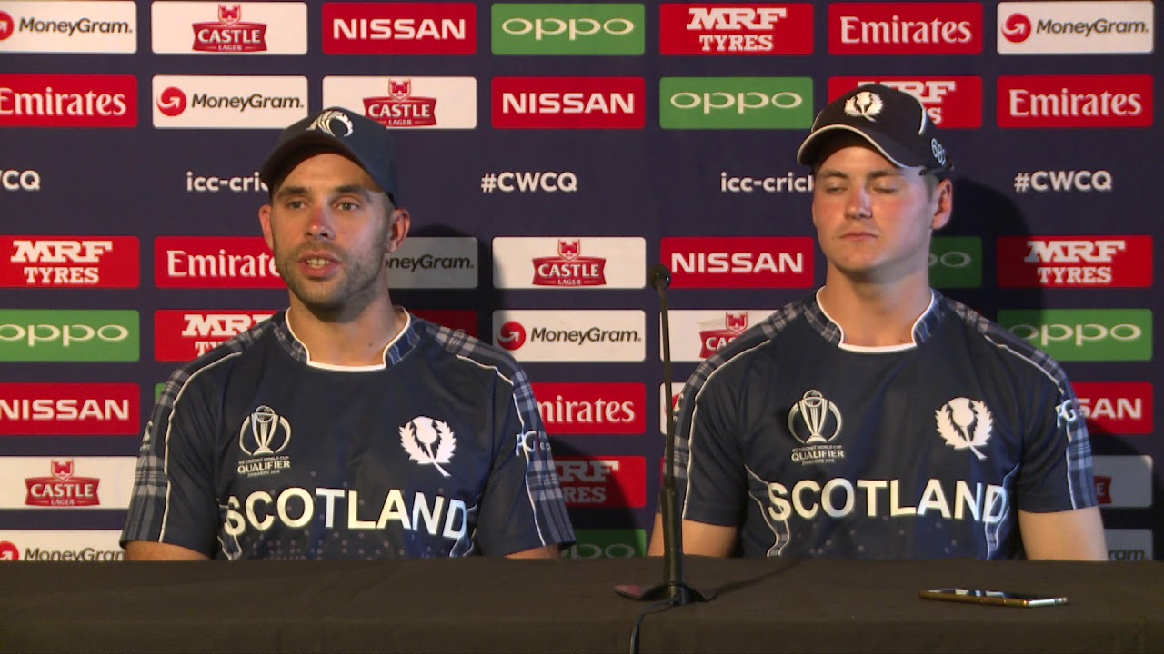 CWCQ: Scotland captain Kyle Coetzer and Tom Sole – Post match Press Conf…