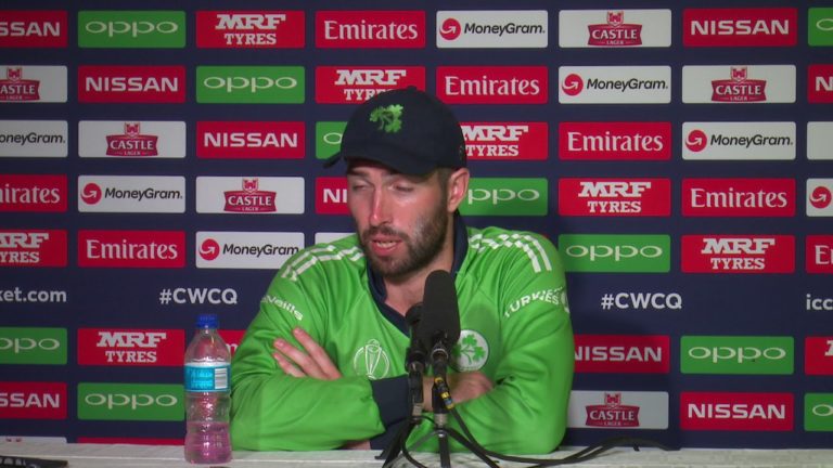 CWCQ : Ireland- Andrew Balbirnie- Post match press conference 18th March…