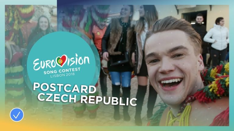 Postcard of Mikolas Josef from the Czech Republic – Eurovision 2018