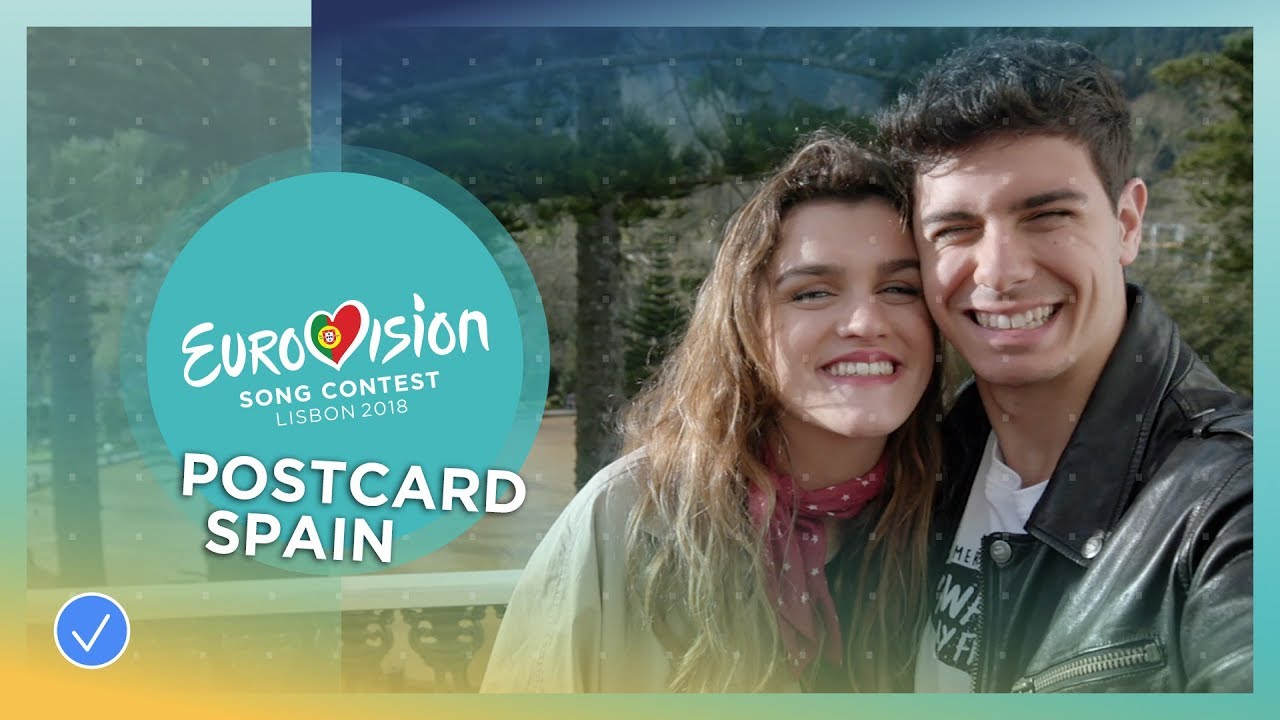 Postcard of Amaia y Alfred from Spain – Eurovision 2018