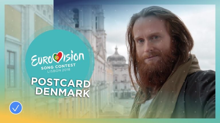 Postcard of Rasmussen from Denmark – Eurovision 2018
