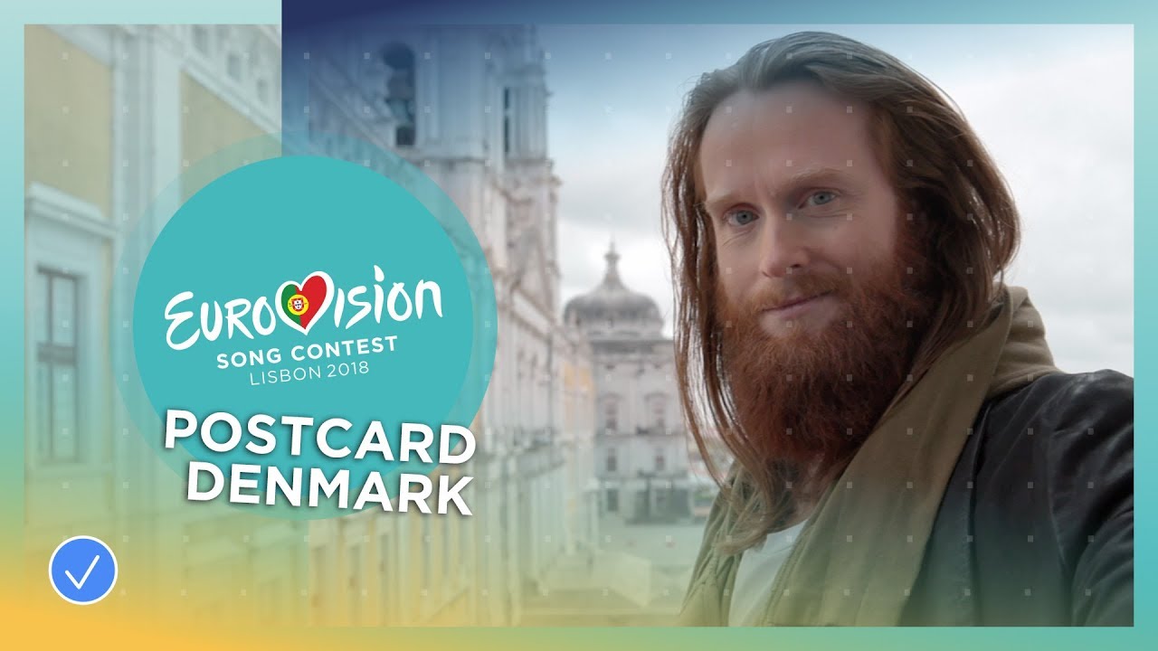 Postcard of Rasmussen from Denmark – Eurovision 2018