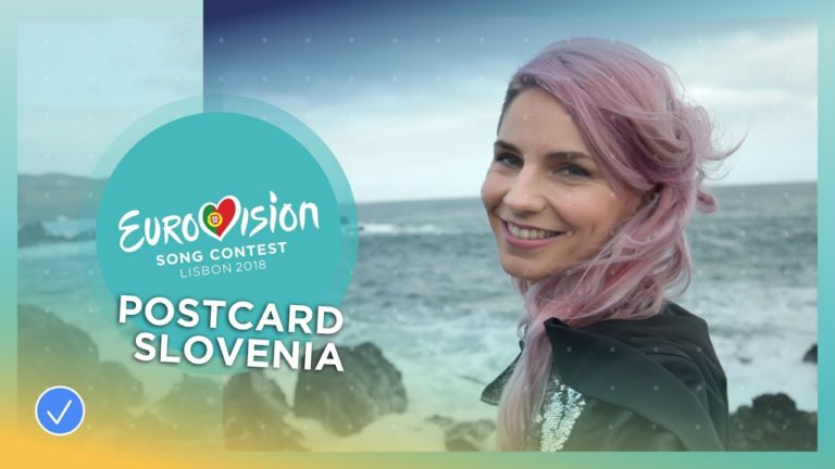 Postcard of Lea Sirk from Slovenia – Eurovision 2018