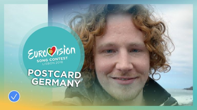Postcard of Michael Schulte from Germany – Eurovision 2018