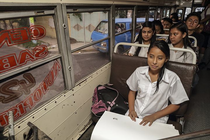 Carolina, a young Salvadoran, has a promising future ahead o…