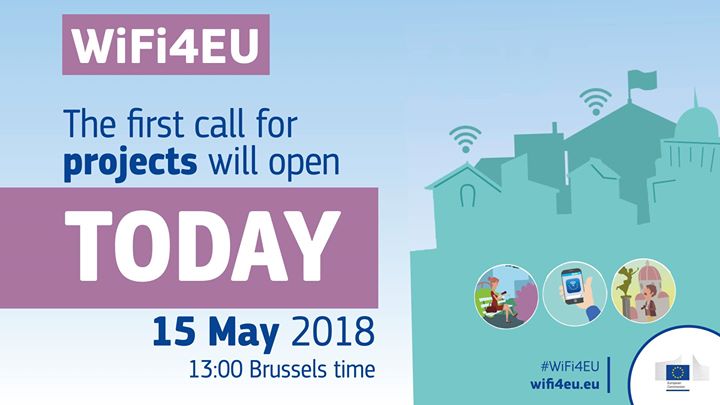 Key day for  #WiFi4EU: we open the call for applications at …