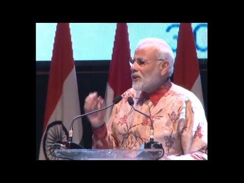 PM Modi addresses Indian Community event in Jakarta, Indonesia