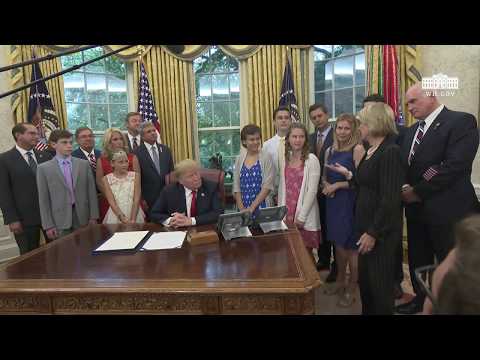 President Trump Participates in the Signing Ceremony for S. 292