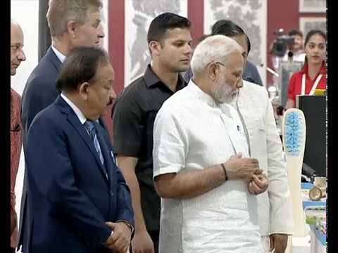 PM Modi visits Exhibition during the Plenary Session of World Environment Day in Delhi