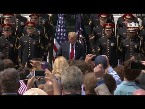 President Trump Participates in the Celebration of America