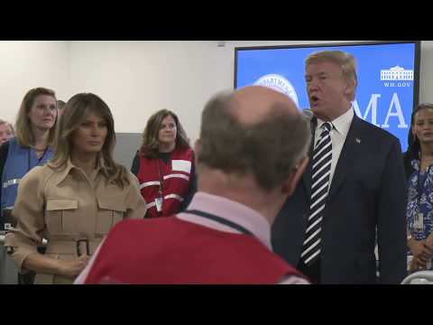 President Trump Delivers Remarks After the 2018 Hurricane Briefing at FEMA HQ