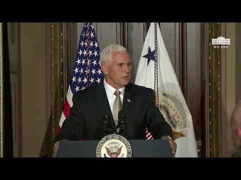 Vice President Pence Delivers Remarks at a Reception Promoting a Hemisphere of Freedom
