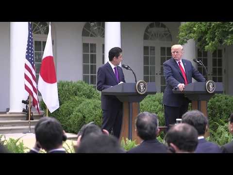President Trump Welcomes Prime Minister Shinzō Abe of Japan to the White House