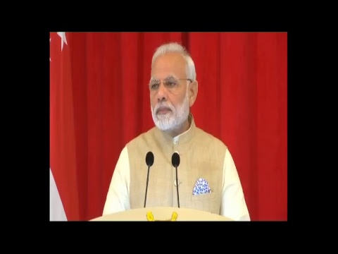 PM Modi and PM Loong at the Signing & Exchange of MOUs, & Joint Press Statements in Singapore