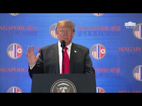 President Trump Participates in a Media Availability