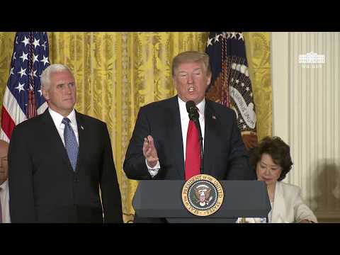 President Trump Meets with the National Space Council