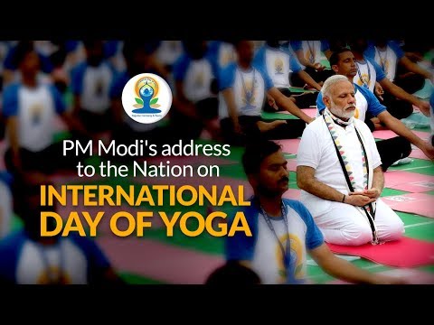 PM Modi’s address to the Nation & Yoga Session on International Day of Yoga 2018 in Dehradun