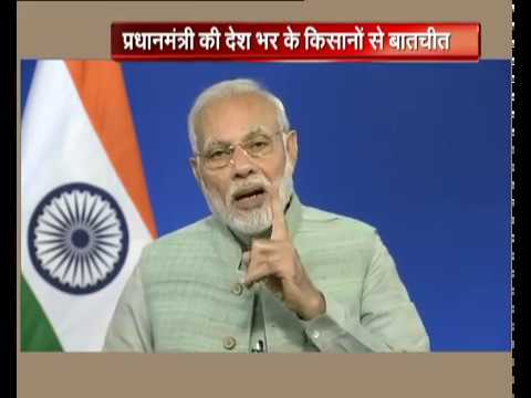 PM Modi interacts with farmers across the nation, via NM App