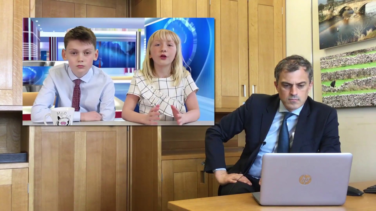 Pupil Parliament: Julian Smith MP reacts to Hellifield Primary School,…