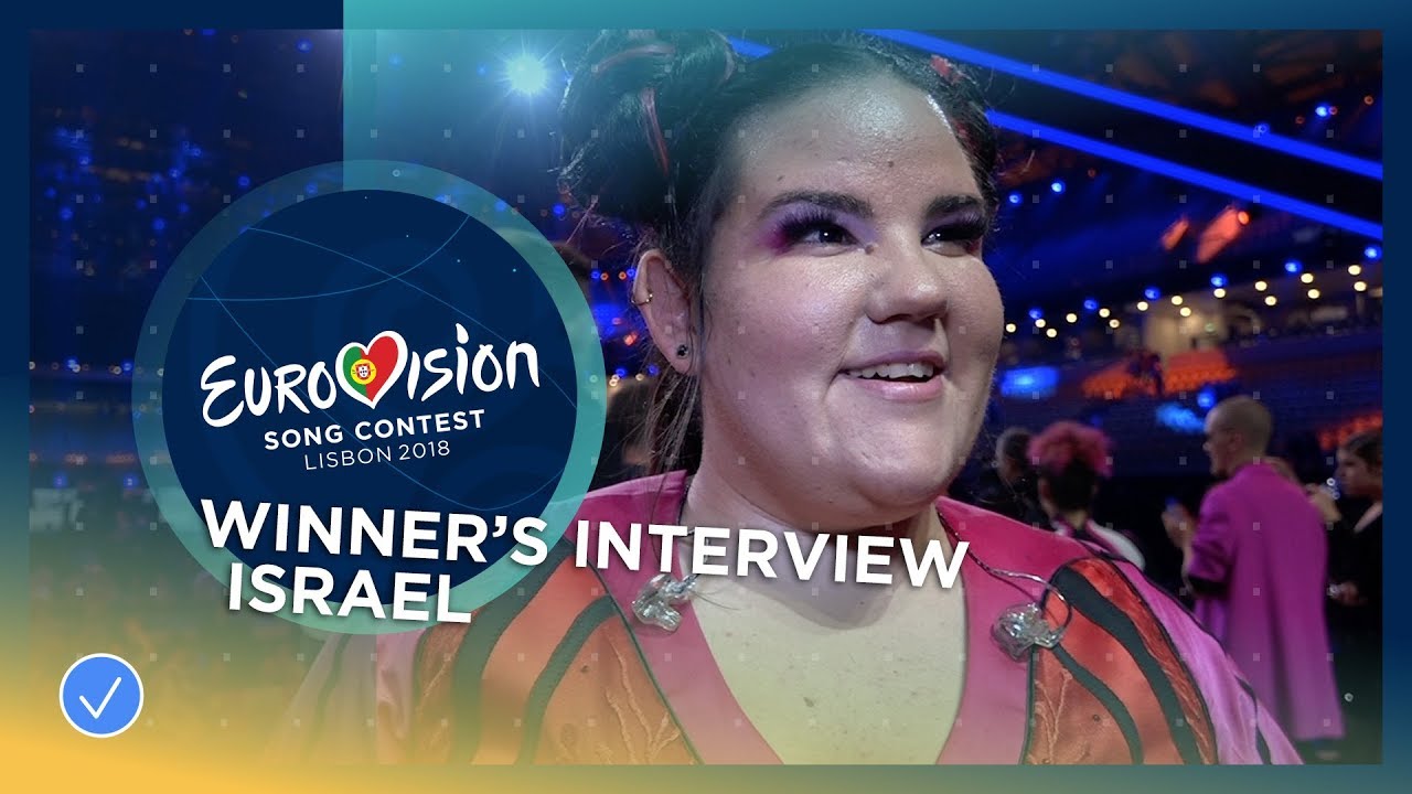 First reaction from Netta – the winner of the 2018 Eurovision Song Con…
