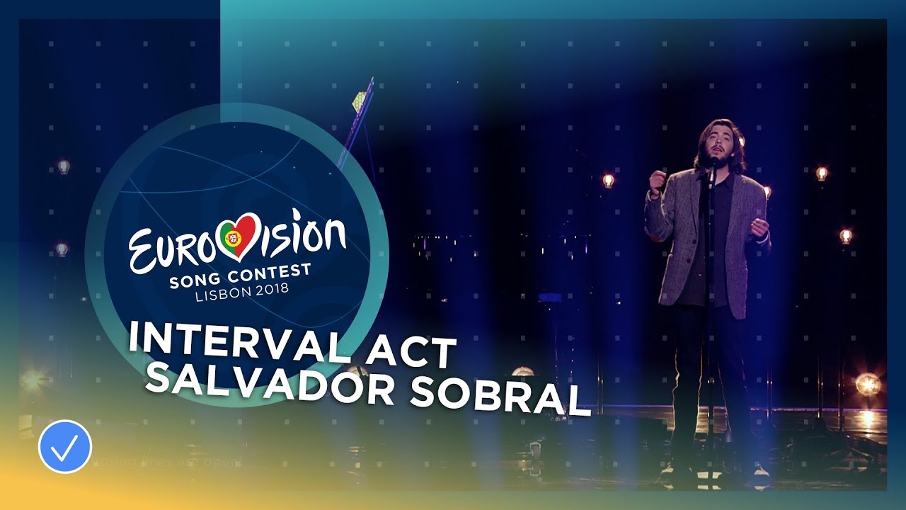 Salvador Sobral performs with Caetano Veloso at the Grand Final of the…