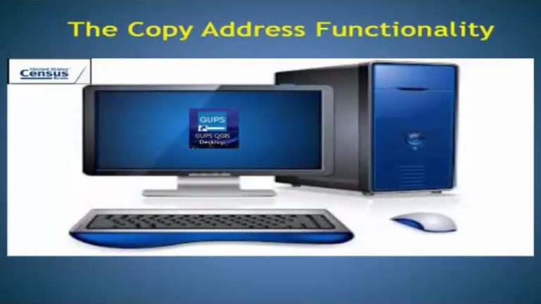 LUCA-GUPS 9: Copy Address Functionality