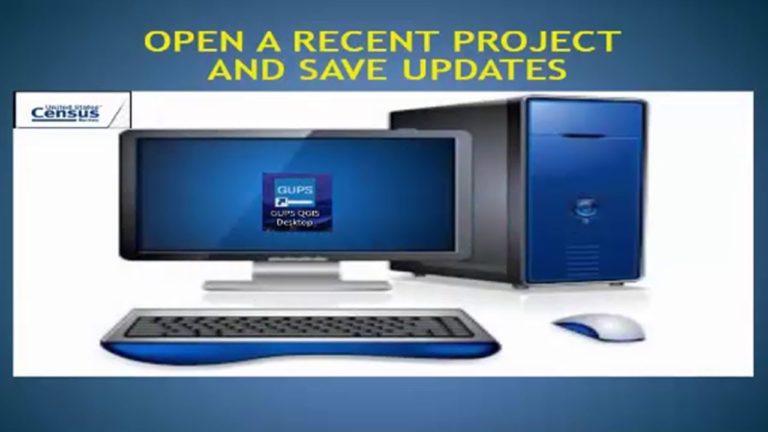 LUCA-GUPS 12: Open a Recent Project and Save Updates