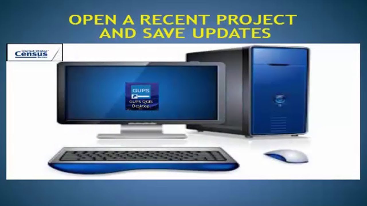LUCA-GUPS 12: Open a Recent Project and Save Updates