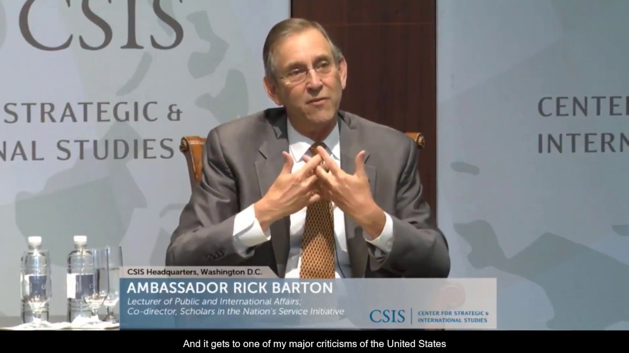 Amb. Rick Barton: A Simple Rule for U.S. Intervention Abroad