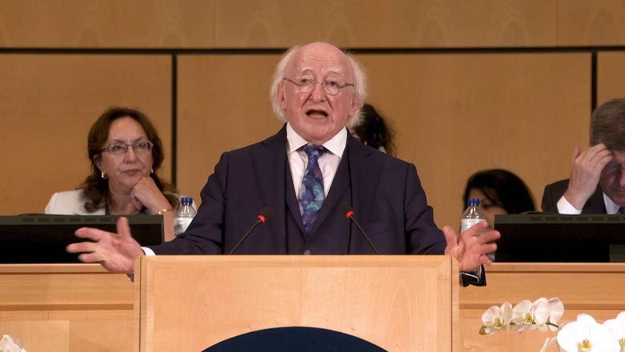 There can be no peace that is not universal, says the President of Ire…