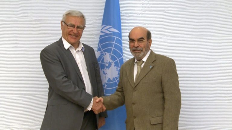 El DG de la FAO y el Alcalde de Valencia sobre el futuro Centro Mundial…