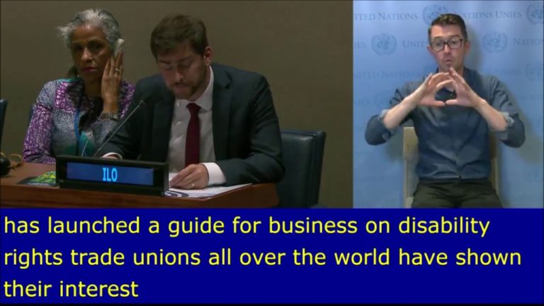 ILO statement at 11th COSP Convention on the Rights of Persons with Di…