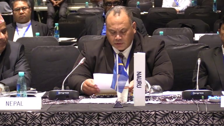 Nauru Country Statement, FAO APRC 34, 2018